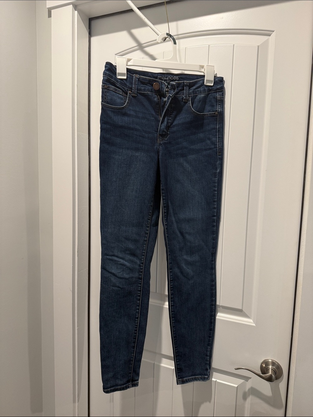 Maurices Dark Blue Skinny Jeans